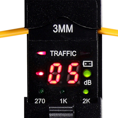 Handheld Optical Fiber Identifier, High Power type for Cable TV, w/ 250μm, 900μm, 2.0mm, 3.0mm Adapter Heads