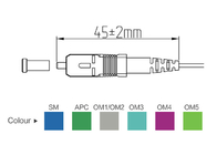 3.0mm Connector LSZH SC Fiber Optic Patch Cords